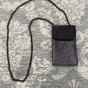 Coach Glitter Multicolor Phone Crossbody Case